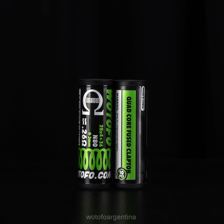 Wotofo bobinas prefabricadas Clapton fusionado de cuatro núcleos 0,26 ohmios 10 piezas Wotofo shop online 0P02X333