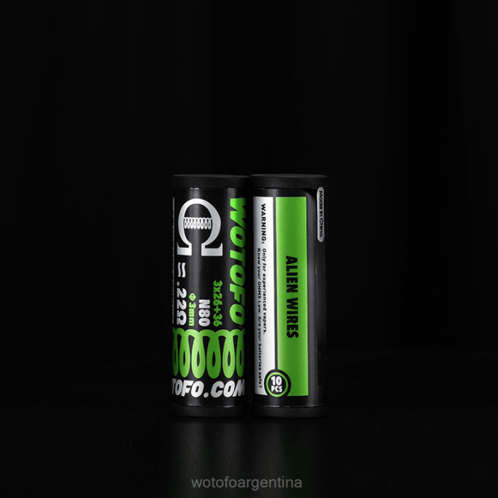 Wotofo bobinas prefabricadas cable alienígena 0,22 ohmios 10 piezas Wotofo discount code 0P02X329