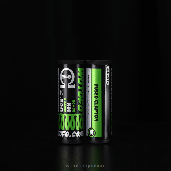 Wotofo bobinas prefabricadas clapton fusionado 10uds vaporizador Wotofo 0P02X335