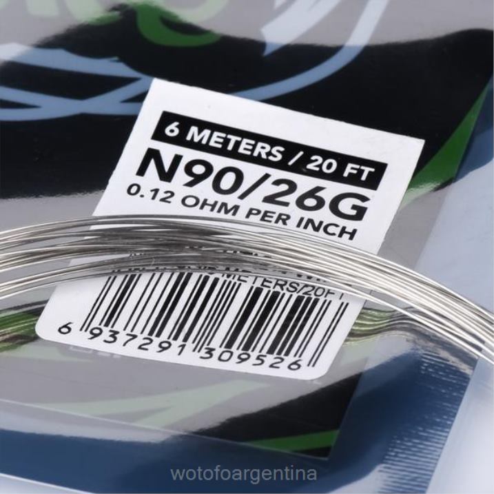 Wotofo carrete de alambre prefabricado alambre de competición ni90 - 26g Wotofo desechable 0P02X364
