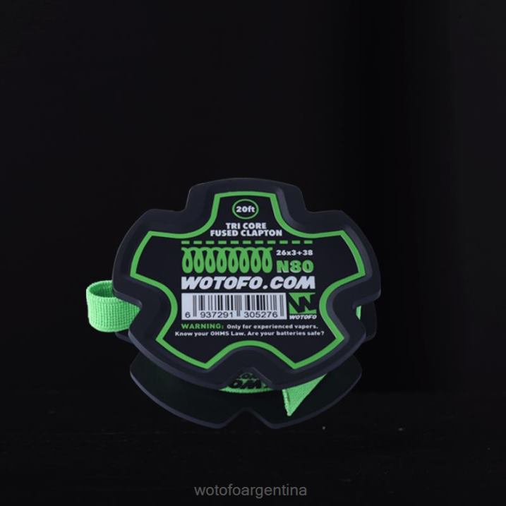 Wotofo carrete de alambre prefabricado clapton fusionado de tres núcleos Wotofo vape review 0P02X358