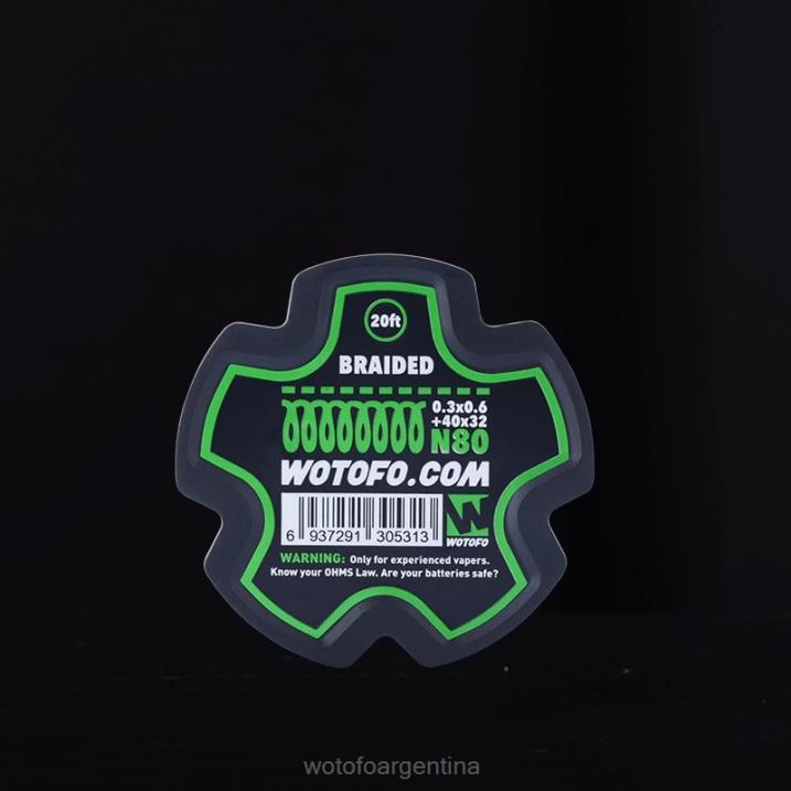 Wotofo carrete de alambre prefabricado trenzado Wotofo cigarro eletronico 0P02X356
