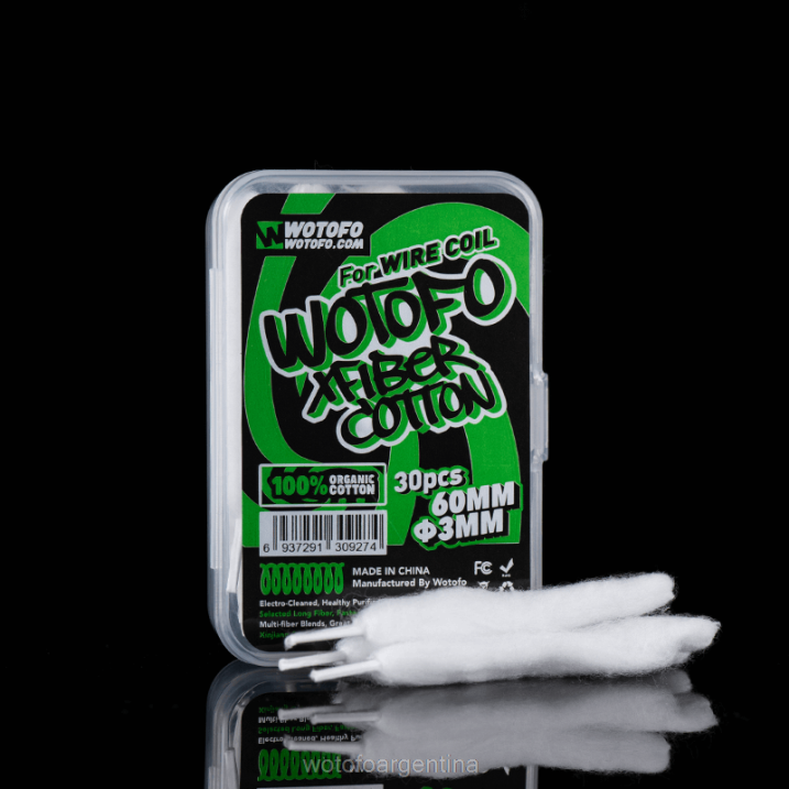 Wotofo fibra de algodon 3 mm-30 piezas de espesor Wotofo cigarro eletronico 0P02X316