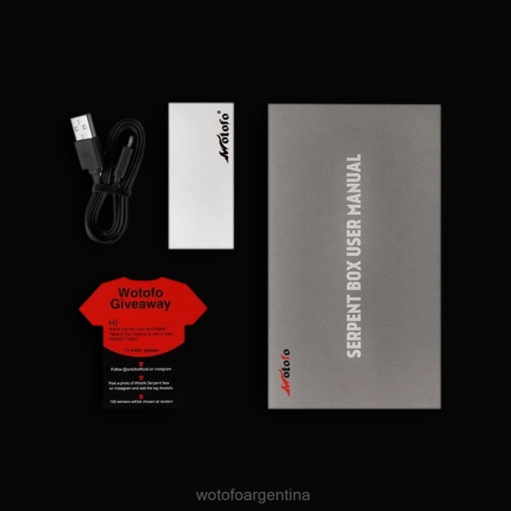 Wotofo SERPENT mod de caja de 50w rojo Wotofo precio 0P02X127