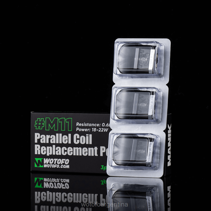 Wotofo MANIK mini cápsula de repuesto Bobina paralela m11 incorporada 3 piezas Wotofo precio 0P02X57